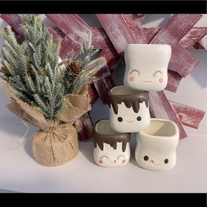 Super Cute Mini Marshmallow Mugs - set of 4